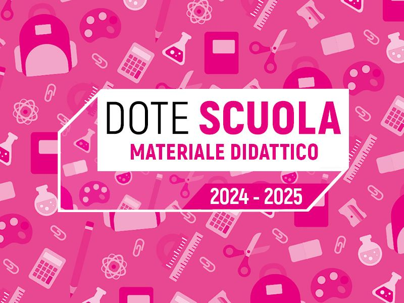 Immagine che raffigura Dote Scuola Regione Lombardia 2024/2025