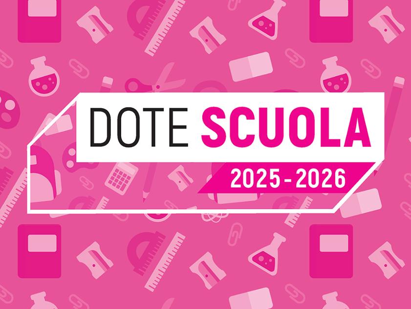Immagine che raffigura Dote Scuola 2025.2026 - componente Materiale Didattico e Borsa di Studio statale