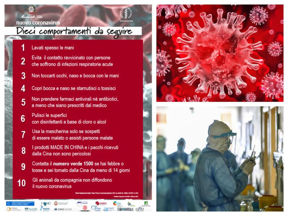 Immagine che raffigura CORONAVIRUS: 10 COMPORTAMENTI DA SEGUIRE